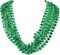 Green Shamrock Beads Necklaces - St Patricks Day Irish Clover Bead Necklace Party Favors Pack - 1 Dozen